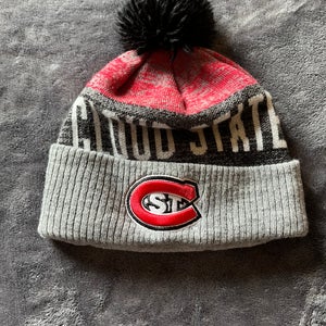 St. Cloud State Hockey Gray New Adult Unisex One Size Fits All CCM Hat