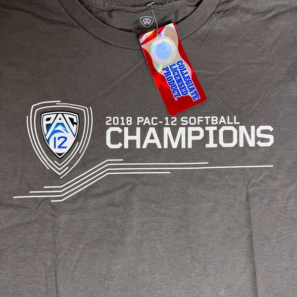 Oregon Ducks Mens Shirt Large Gray Short Sleeve Tee Pac 12 NCAA Softball 2018