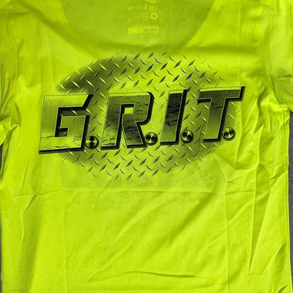 Mizzou Tigers Womens Medium Neon Green Nike Short Sleeve Tee Top NCAA Volleyball