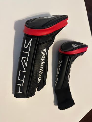 Brand New Taylormade Stealth Headcovers set of 2 fairway+hybrid