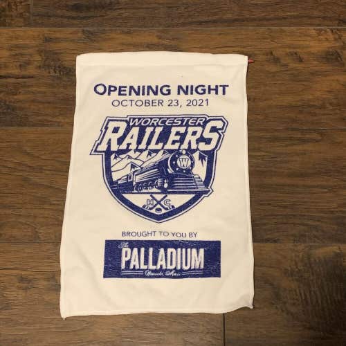Worcester Railers ECHL 2021-22 Opening Night Oct 23,21 Light Up Team Rally Towel