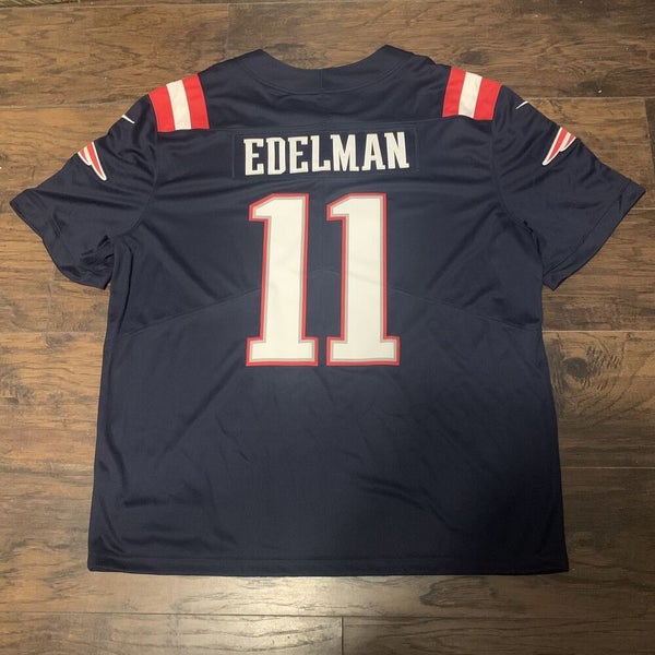 Julian Edelman New England Patriots NFL Vapor Limited Color Rush Jersey Sz  2XL