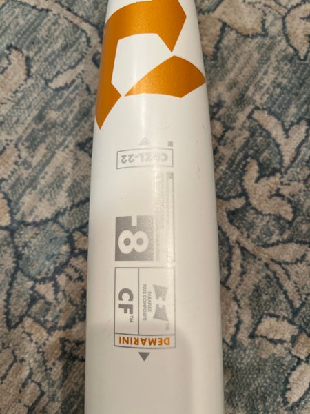 Used USSSA Certified DeMarini Composite CF Bat (-8) 23 oz 31"