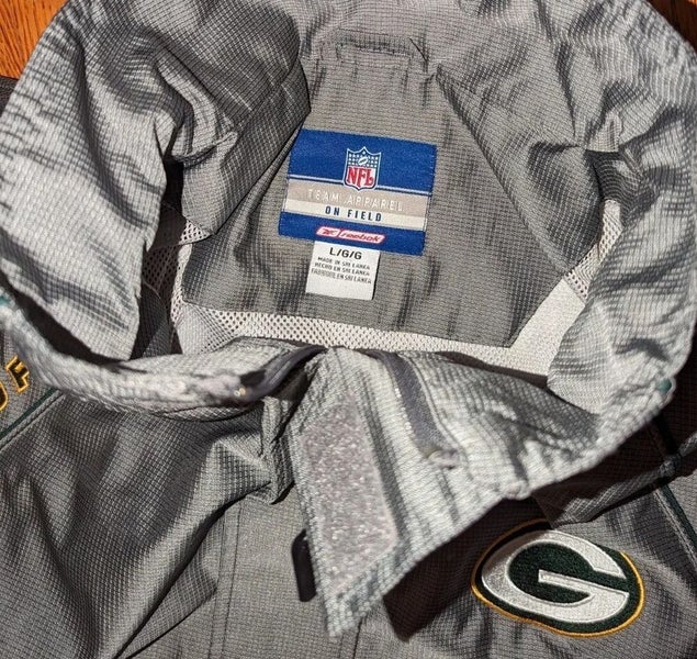 Green Bay Packers NFL Team Apparel On Field Jacket Reebok Size Large