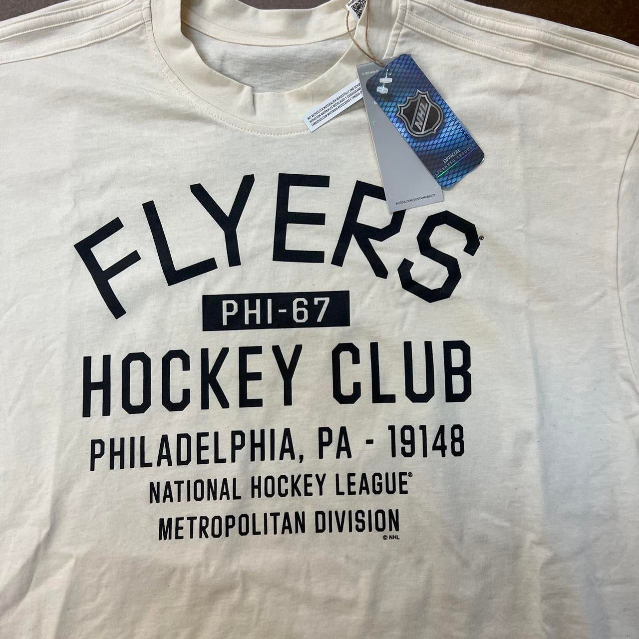 adidas Flyers Baseball Jersey - White, Men's Hockey