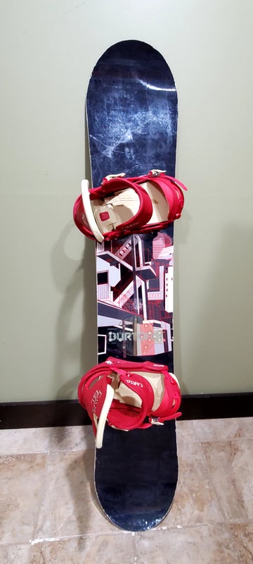 Men's $750 Santa Cruz Acid Hand Snowboard 146cm w/ used Burton
