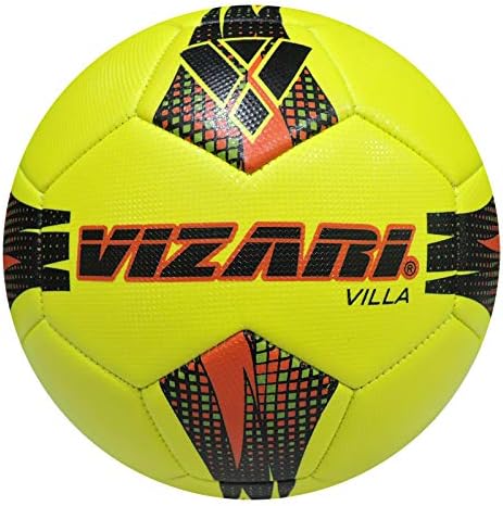 Villa Soccer Ball | Yellow/Red/Black Size 5 | VZBL91777-5