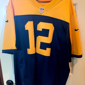 NFL Green Bay Packers Vintage Throwback #12 Aaron Rodgers Jersey