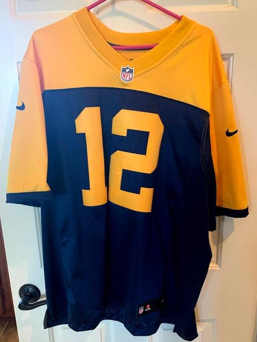 NFL Green Bay Packers Vintage Throwback #12 Aaron Rodgers Jersey