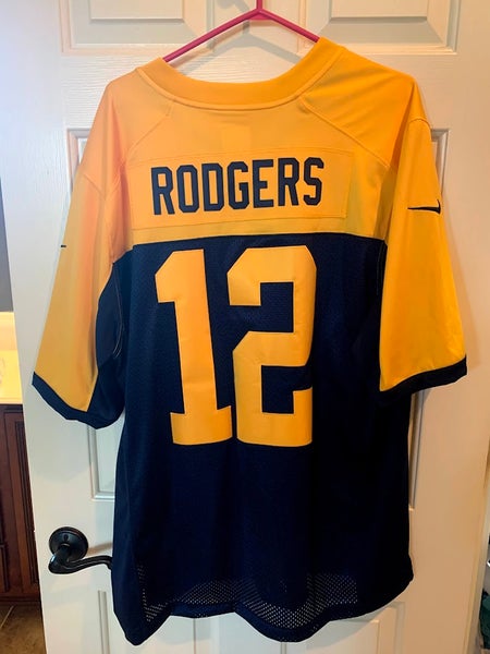 Nike NFL Green Bay Packers Vintage Throwback #12 Aaron Rodgers Jersey