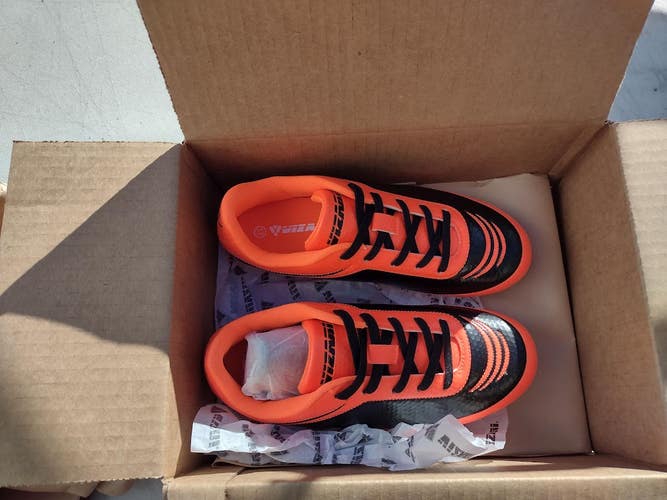 Vizari Infinity FG Soccer Shoe | Orange/Black Size 5.5 |VZSE93346J-5.5