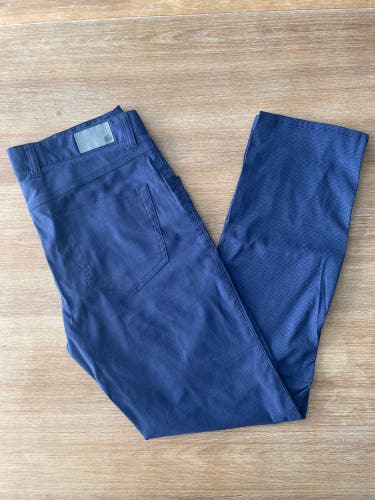 Peter Millar Navy Blue 32x30 Golf Pants