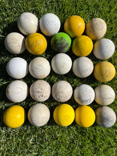 Used Various Lacrosse Ball 24 Pack (2 Dozen)