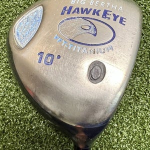 Callaway Big Bertha Hawkeye VFT Titanium 10* Driver Stiff Graphite / VGC /sa8166