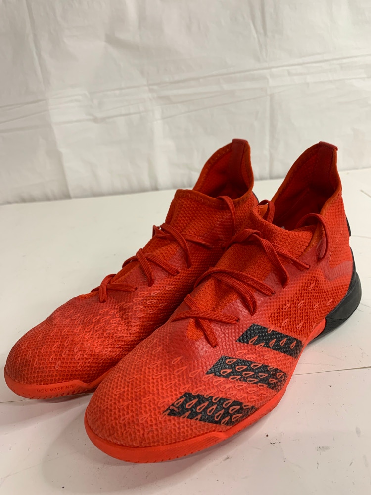 Red Used Men's 7.0 Indoor Adidas Cleats