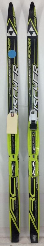 Fischer RCS Sprint Crown Jr 120 cm DEMO Beginner Classic XC Skis w/ NNN Bindings