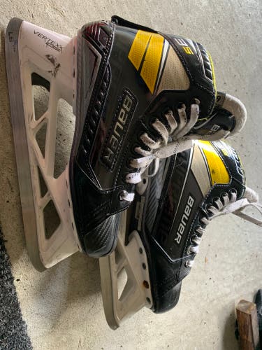 Used Bauer Regular Width Size 6 Supreme 3s Hockey Goalie Skates
