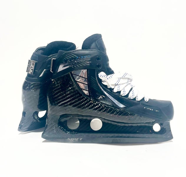 True TF Pro Custom One Piece NHL Pro Stock Goalie Skates w/Steel - Size 9