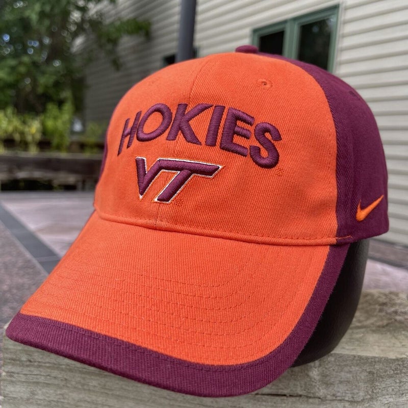 Nike Pro Team Flex Virginia Tech Hokies ACC NCAA Maroon Fitted Hat Cap Size XL