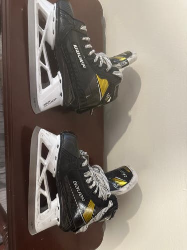 Used Bauer Regular Width Size 4.5 Supreme 3S pro Hockey Goalie Skates