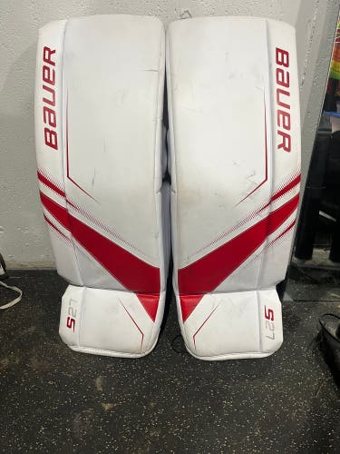 Large Bauer  S27 Goalie Leg Pads