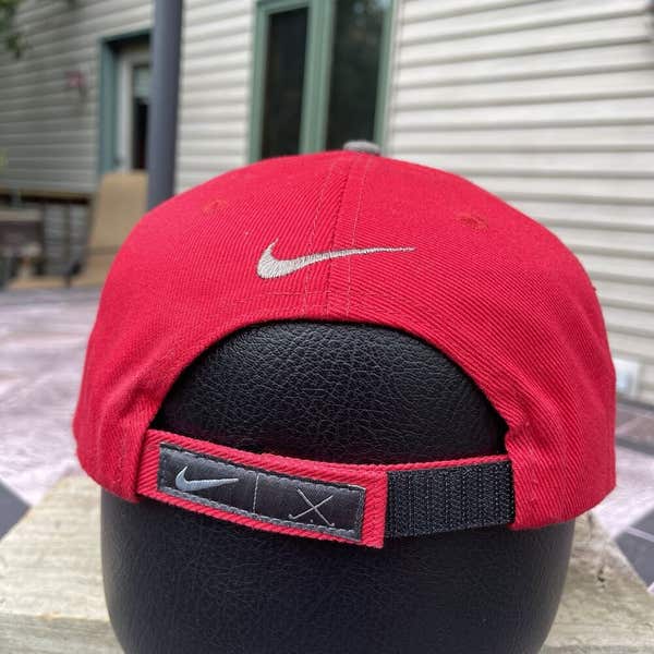 90s nike golf cap vintage red y2k キャップ 90s nike golf cap vintage red y2k
