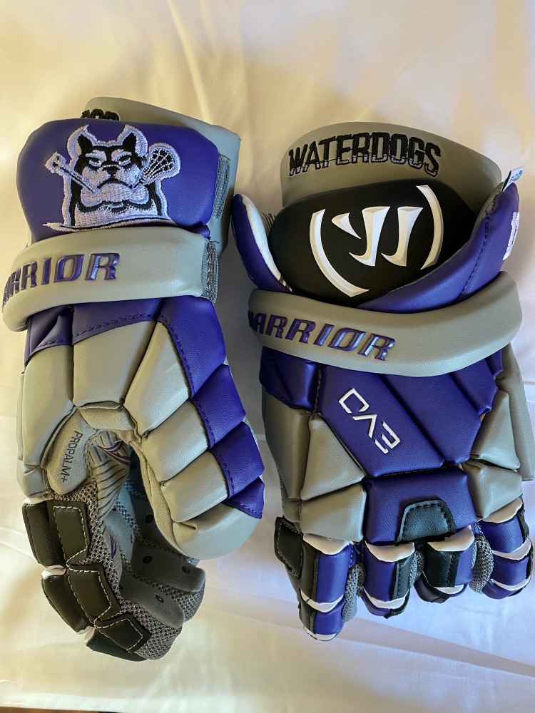 New PLL Water Dogs Warrior Evo QX lacrosse gloves