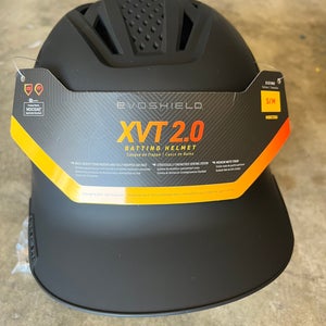 EvoShield XVT 2.0 MATTE BLACK BATTING HELMET S/M