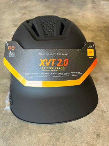 EvoShield XVT 2.0 MATTE BLACK BATTING HELMET S/M