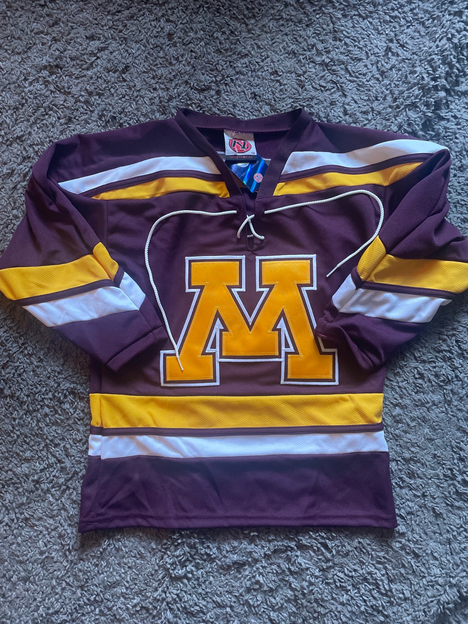 Minnesota Golden Gophers Youth Hockey Jersey