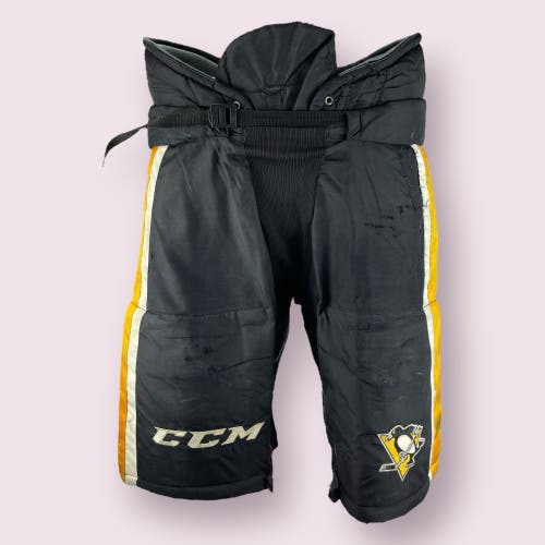 Pro Stock Used Large +1” CCM HP70 Pittsburgh Penguins Hockey Pants
