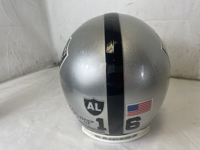 NFL Oakland Raiders Riddell Full Size Replica Speed Helmet, Medium, Silver