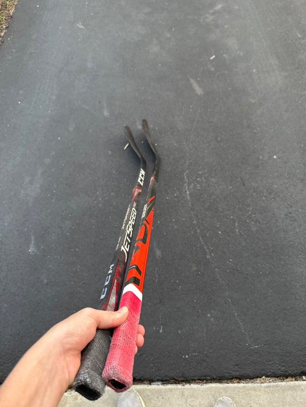 2 LH P28 55 flex hockey sticks