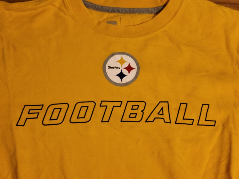 Nike, Shirts, Nike Mens Nfl Pittsburgh Steelers Just Do It Gold Tshirt  Size M