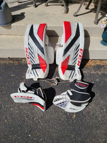 Used 32+1" CCM Regular Axis 1.9 Goalie Full Set