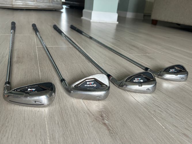 Used Men's TaylorMade Right Handed M4 A-Wedge Stiff Flex Steel Shaft