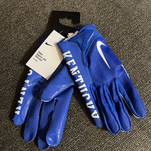 Nike Vapor Jet 7.0 Kentucky Wildcats Player Issue Football Gloves Size 2XL