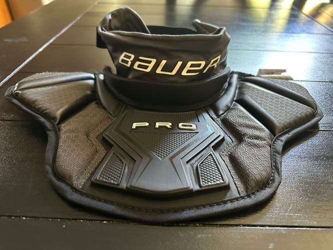 Used Bauer Pro Goalie Neck Protector Sr
