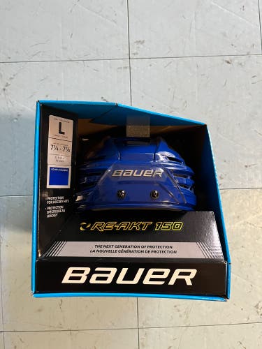 New Large Bauer Re-Akt 150 Helmet