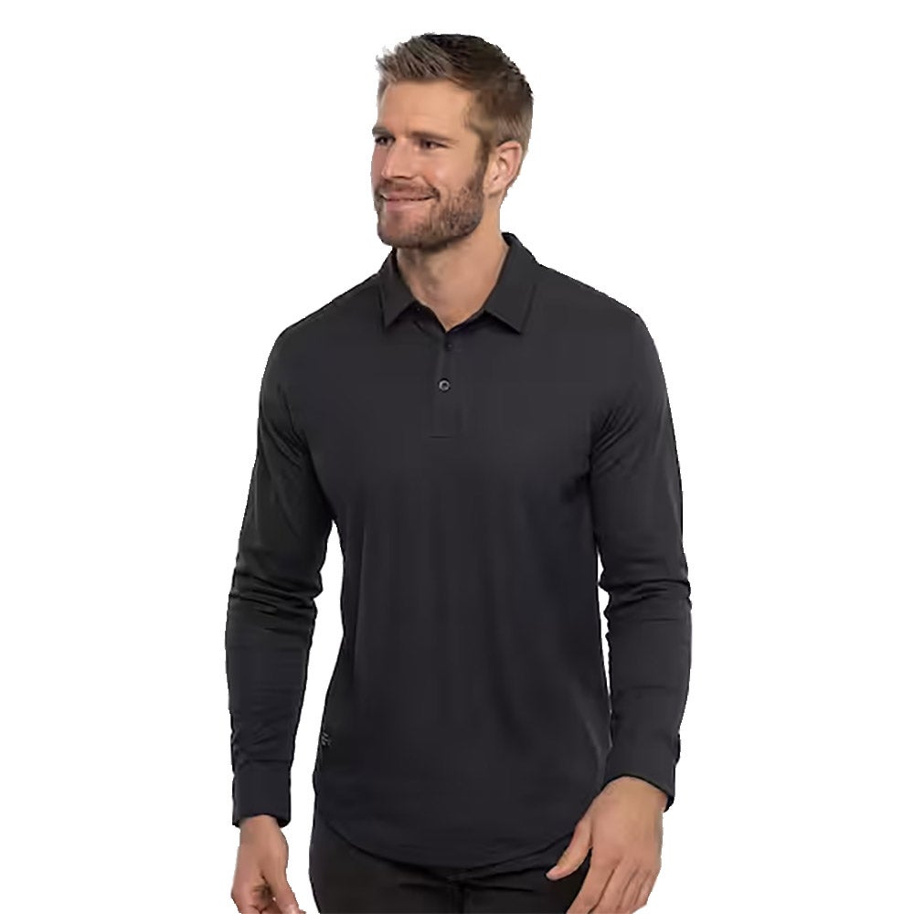 Under Armour Golf Performance 3.0 Long Sleeve Polo Black M