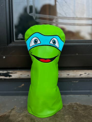 Turtle golf driver headcover
