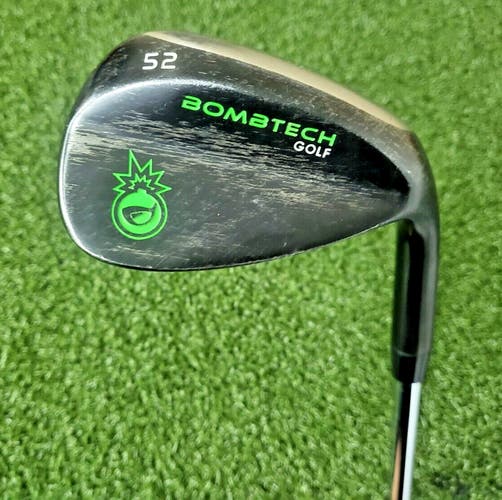 BombTech Golf Gap Wedge 52*  /  RH  /  Stiff Steel ~35.5"  /  Good Grip / jd4390