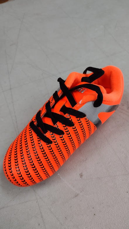 Vizari Kids Impact FG Outdoor Firm Ground Soccer Shoes | Orange/Silver Size 9 | VZSE93361Y-9