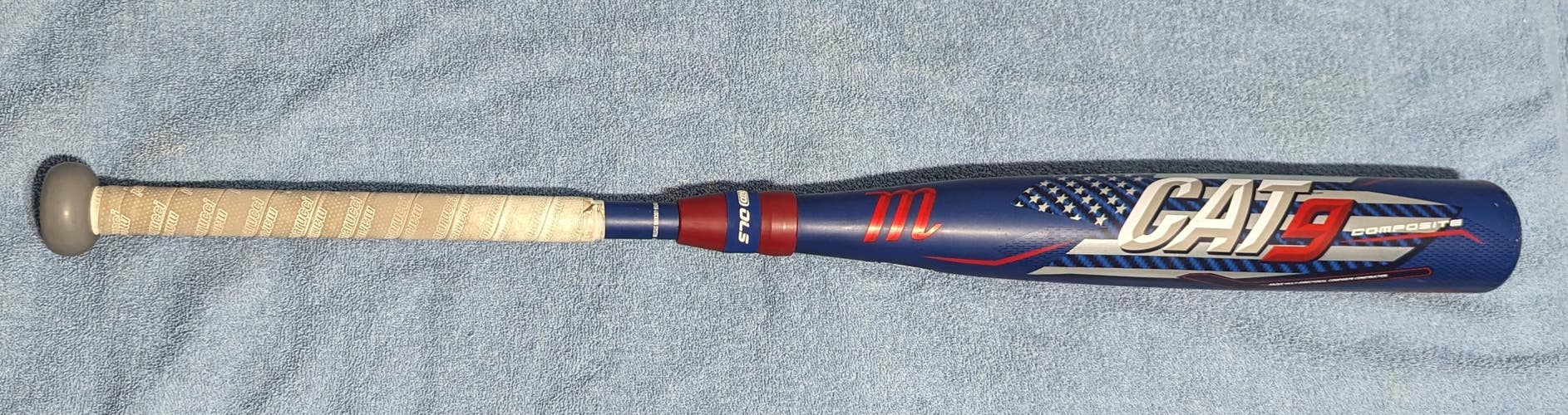 Used USSSA Certified Marucci Composite CAT 9 Bat (-8) 24 oz 32"