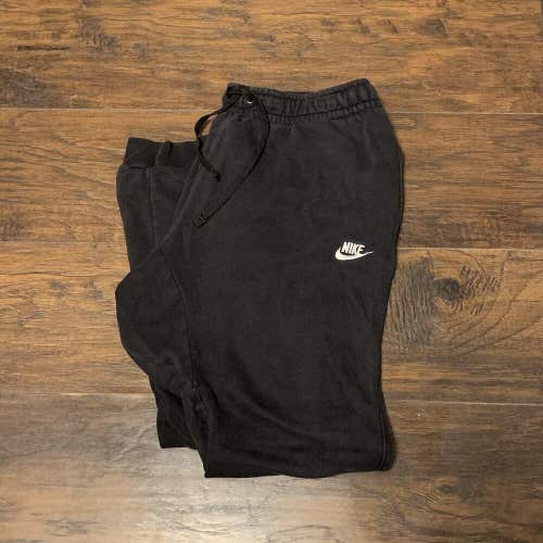 Nike Sportswear Club Fleece Performance  Black Men's Jogger sweatpants Sz XL