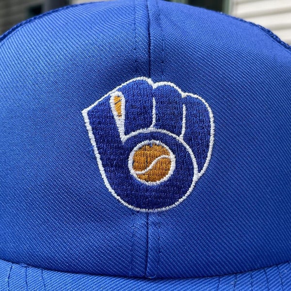 Vintage Milwaukee Brewers Annco MLB Mesh Trucker Snapback Hat Cap |  SidelineSwap