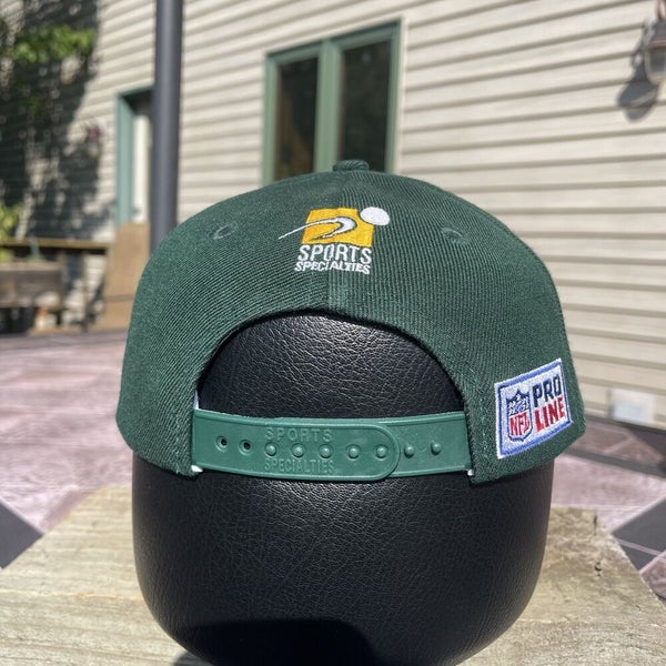 Vintage 90s Sports Specialties Pro Line GREEN BAY PACKERS Snapback Hat •  NFL Cap