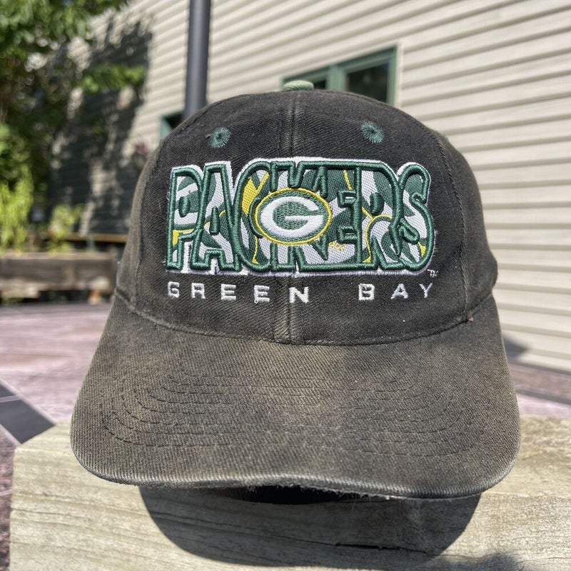 Vintage Green Bay Packers Drew Pearson Team NFL Hat Mens OSFA Snapback Hat Cap