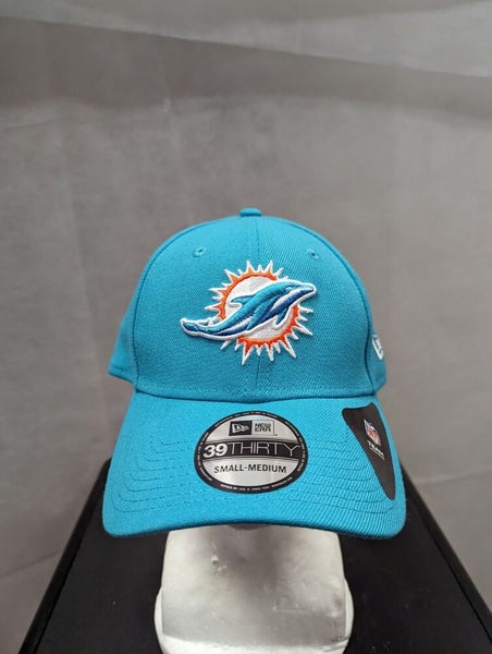 Miami Dolphins Hat Cap Flex Fit Stretch L/XL Green Orange New Era