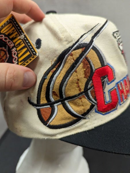 Vintage 1996 NBA Championship Chicago Bulls Snapback Hat Athletic